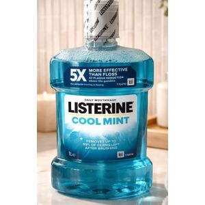 Bain De Bouche LISTERINE Cool Mint 1L Importé De France 