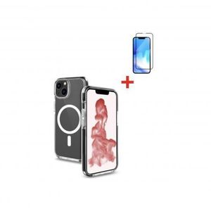 Coque Transparente Magsafe Compatible IPhone 14 + 1 Antichoc 5D
