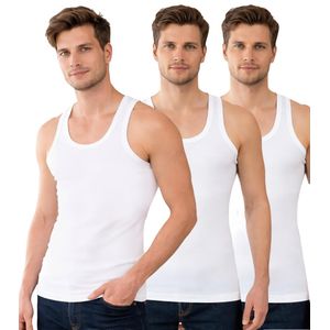 Lot de 3 Débardeurs Homme Premium – 100 % Coton