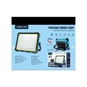 Hepu Lampe portable HP-L34, solaire, 150 W,
