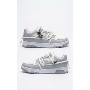 Paire De Basket décontractée- gris/ blanc
