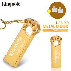 Kingnote High-Speed USB Flash Drives 32GB Flash Disks Memory USB Disk Data Storage With Android and Type-C OTG Adapter Two are given for free