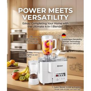 Eskay Blender Multifonction 4-en-1 – EKB-4FG206