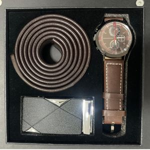 Coffret "Duo Élégance Masculine" – Montre Classique & Ceinture Automatique