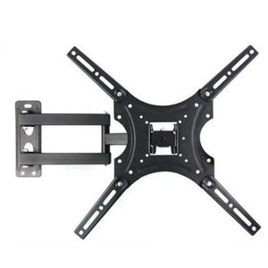 Support Mural TV Pivotant - LED/LCD/Plasma - 14'' à 55'' - Robot - Noir
