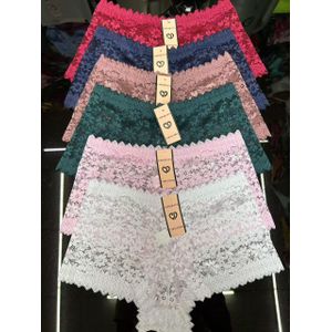 Lot de 06 caleçons sans trace en dentelle 