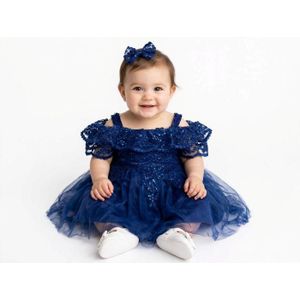 Robe  princesse rouge pour bébé a partir de 6 à 12 mois
