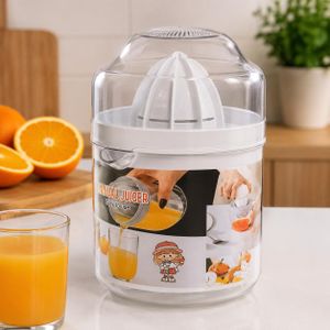 Presse-Agrumes Manuel avec Récipient et Filtre Intégré – Extracteur de Jus Portable pour Oranges, Citrons et Limes – Ustensile de Cuisine Facile à Nettoyer