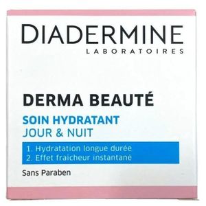 Crème Soin Hydratant Dermo Beauté DIADERMINE Jour Et Nuit 50 Ml Tous Types De Peaux