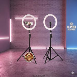 Ring Light RGB LED 14 Pouces – Éclairage Professionnel avec Support Téléphone – Modèle MJ36