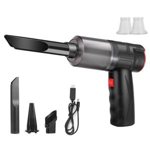 Aspirateur à double usage pour voiture, soufflage et aspiration, modèle rechargeable 16000pa