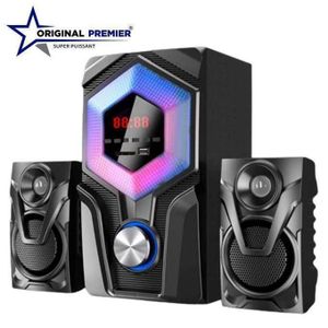 Original Super Power aut-parleur Multimédia - OP-520 - FM-USB-carte Mémoire - Noir Garantie 12 Mois