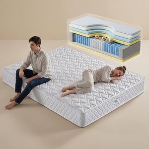 Matelas orthopédique respirant hybride importe haute qualité en mousse à mémoire de forme 2 places ep 30