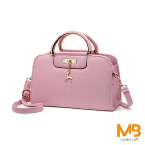 Sac à Main Ondulé Rose clair Pour Femme