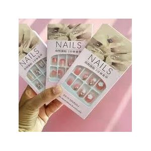 12 paquets de faux ongles femmes 