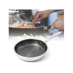 Poêle à Frire antiadhésive à 3 Couches en Acier Inoxydable 304, poêle à Frire pour œufs et Steak, cuisinière Universelle à gaz à Induction, Outils de Cuisine