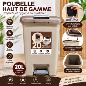Poubelle Haut de Gamme à Pédale 