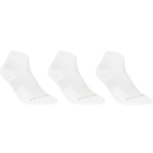 CHAUSSETTES DE SPORT HAUTES RS 100 BLANCHE LOT DE 3 - Decathlon