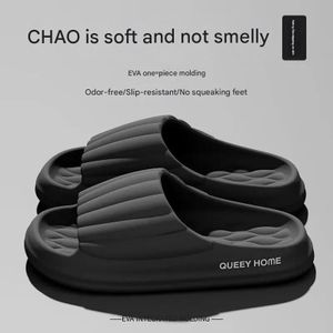 Gukbis Chaussons à semelle souple en EVA pour hommes et femmes – Sandales de salle de bain antidérapantes