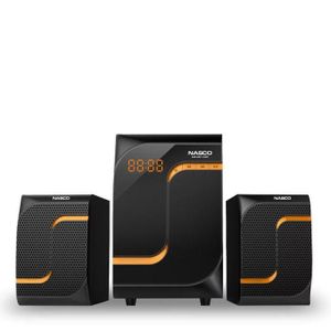Nasco Lecteur Multimedia 15W + 10 x 2 - NAS-SS2.1-N437 - Noir - Garantie 3 Mois