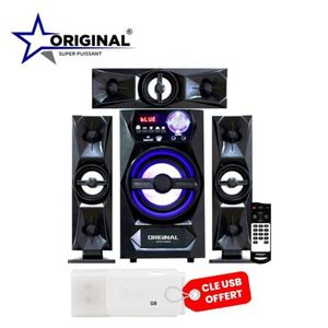 Original Super Power Woofer  Home Cinéma - Chaîne HI-FI  + Clé USB Offerte