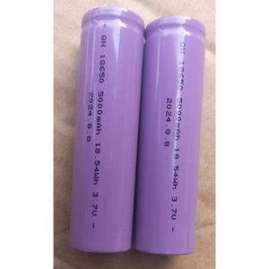 Lot De 2 Piles Rechargeable Lithium 3,7V 5000mAh BV