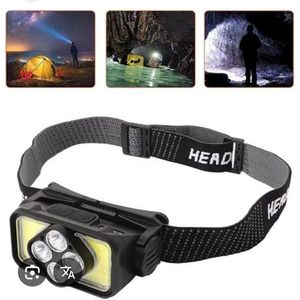 Lampe Frontale LED Professionnelle Ultra Puissante – Étanche & Rechargeable – Idéale Plongée, Pêche, Camping & Travaux Nocturnes