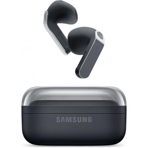 Samsung Écouteurs sans fil Bluetooth Galaxy Buds 4 (2026) avec intelligence artificielle, réduction du bruit, audio haute résolution, haut-parleur unidirectionnel, nouveau confort, étanchéité IP54, traduction instantanée.