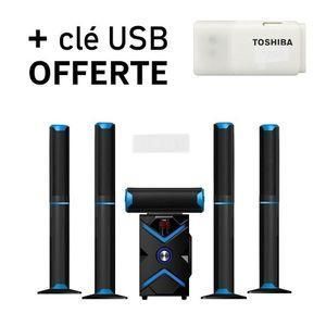 Woofer SP-6551 / 5 BAFFLES + 1 clé USB offerte - Chaine hifi - Bluetooth