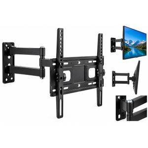 Support Mural TV CP601 Orientable et Inclinable – 12 à 65 pouces 