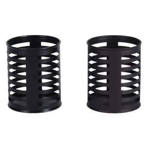 Pot Porte stylos crayon métal rond 