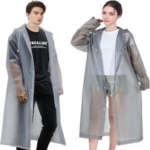 Poncho de Pluie Adulte, 2 Pièces Réutilisable Cape de Pluie