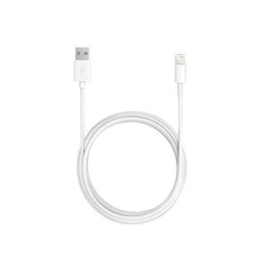 Cable USB Chargeur Connecteur Compatible IPhone Tous Série - Blanc