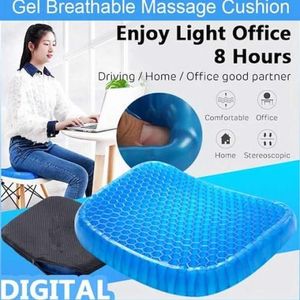 Coussin De Siège De Soulagement De Douleur Avec La Couverture Antidérapante