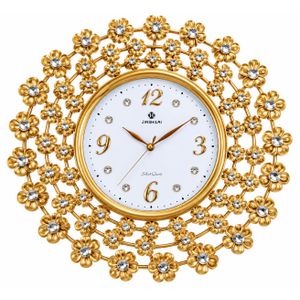 Horloge Murale Décorative Fleurie – Design Élégant