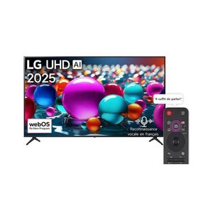 LG Télévision 55 Inch UHD AI UA85 4K Smart TV AI Magic remote HDR10 WebOS25 55UA85006LA