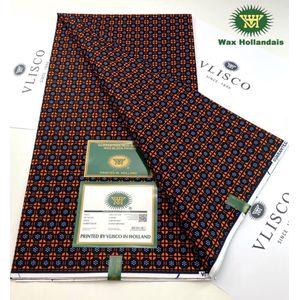 Hollandais Wax Vilsco Pagne Hollandais Authentique CAFÉ 