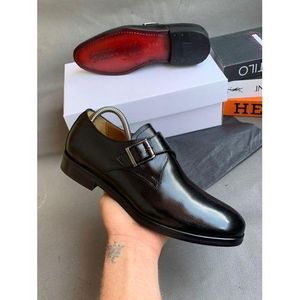 Premium  Soulier Homme en Cuir – Style Italien – Élegance & Confort Premium – Noir - Classique