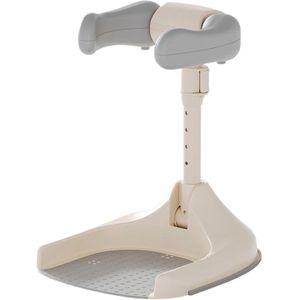 TodyJeyHo Support de Douche Bébé Ajustable 39x33,5x44cm avec Base Antidérapante, Support de Douche Debout pour Bébé, Support de Hauteur Réglable, Support de Lavage Enfant Debout, Dispositif de Bain Portable pour Enfants