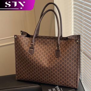 STY Sacs à main grande capacité pour femmes, sac de travail pour femmes, sacs fourre-tout avec motif de lettres