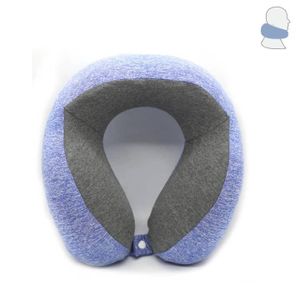 Oreiller de Voyage Ergonomique en Mousse – Soutien Cervical Confortable