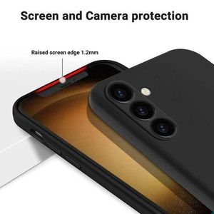 Divers Coque Silicone Compatible Pour Samsung Galaxy S24 FE Avec Antichoc - NOIR