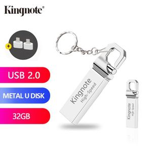 Kingnote High-Speed USB Flash Drives 32GB Flash Disks Memory USB Disk Data Storage With Android and Type-C OTG Adapter Two are given for free