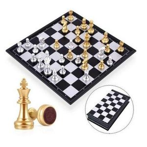 Échiquier magnétique pliable , jeu d'échecs de voyage