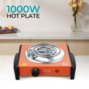 Plaque de cuisson électrique 1000 W à une position, idéale pour la cafetière et le chauffe-café