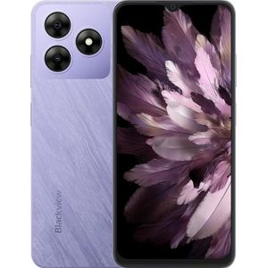 Blackview Wave 8 4G Android 14 Smartphone Débloqué, 12 (4+8)Go+256Go(SD Externe 2To), 6,56'' HD+(Mode Confort pour Les Yeux), 13MP+8MP, Téléphone Portable Dual SIM, Haut-Parleur Smart-K Box, GPS Violet