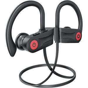 Écouteurs sans fil Bluetooth 5.3 : autonomie de 10 heures, basses profondes, isolation phonique, étanchéité IPX7, parfaits pour le sport.