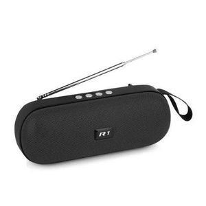 Radio FM R1, enceinte portable Bluetooth avec caisson de basses