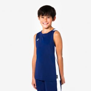 Kipsta Maillot De Basket Enfant - Tank 100 - Bleu Marine