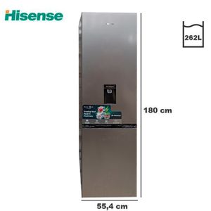 Hisense Réfrigérateur Combiné - RD-35DC4SB - 3 Tiroirs - 262 Litres - A+ - Gris - Garantie 12 Mois